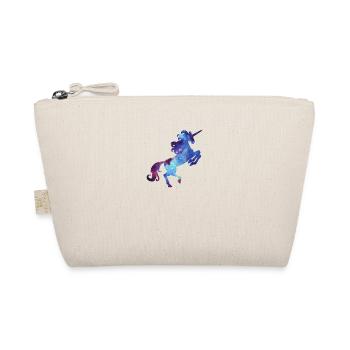 Sparkle Space Galaxy Magisches Regenbogen-Einhorn Cool - Bio-Täschchen - Natur - Vorne