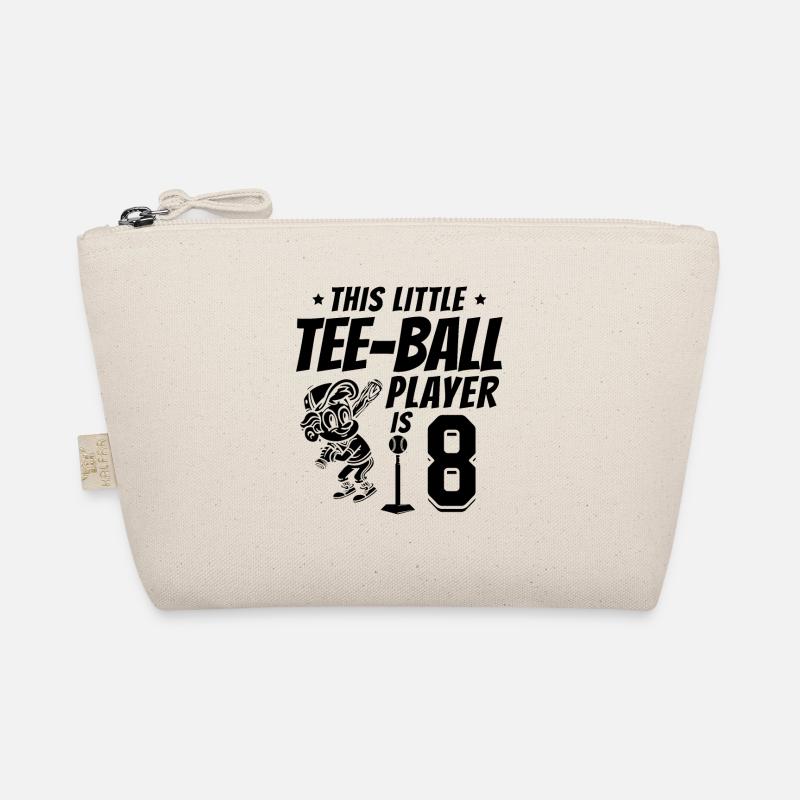 This little Tee-ball player is 8 Years 8th Birthda Bio-Täschchen