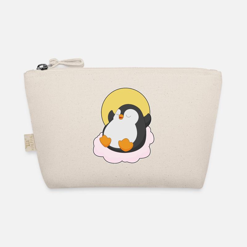 Pinguin Wolken - Bio-Täschchen - Natur