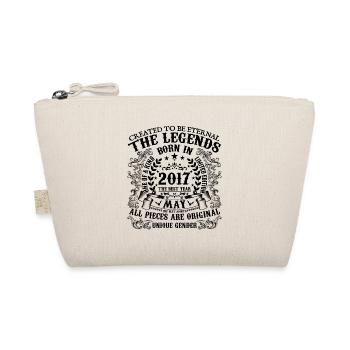 Birthday 2017 May 2017 born in May 2017 - Organic Pouch - nature - Front
