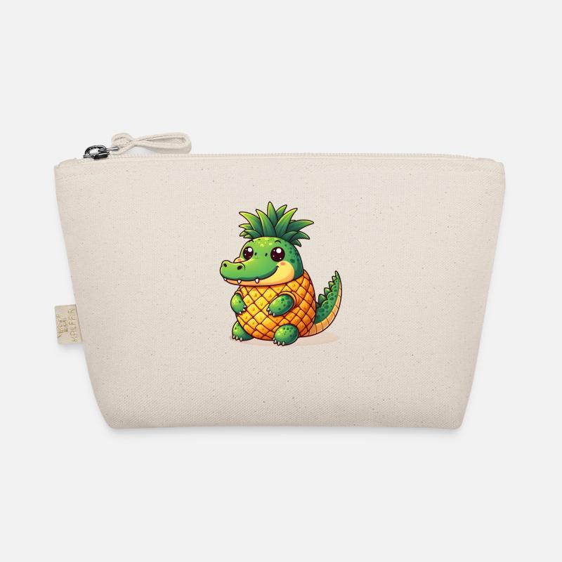 Pineapple Crocodile Organic Pouch
