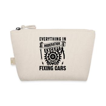 Everything in moderation except fixing cars - Mech - Bio-Täschchen - Natur - Vorne