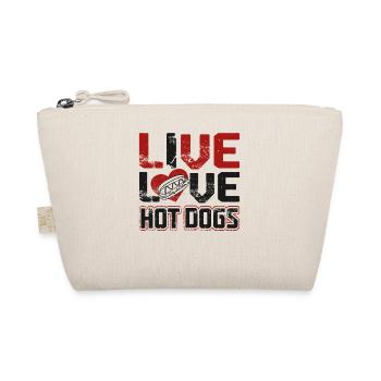 Hot Dog Adult Live Love Hot Dogs - Organic Pouch - nature - Front