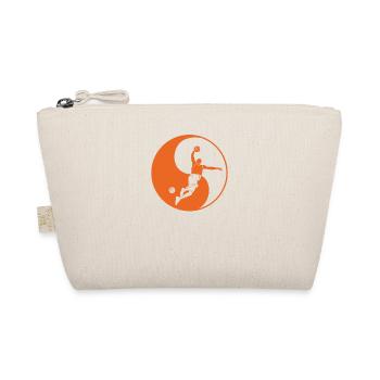 Basketball Player Basketball Player Yin Yang Symbol - Organic Pouch - nature - Front