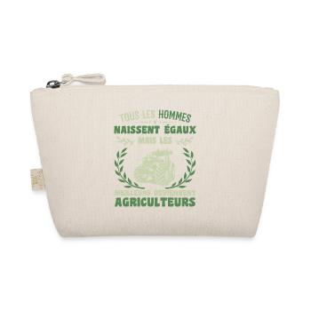 All Men Are Born Equal Farmers Gift - Organic Pouch - nature - Front