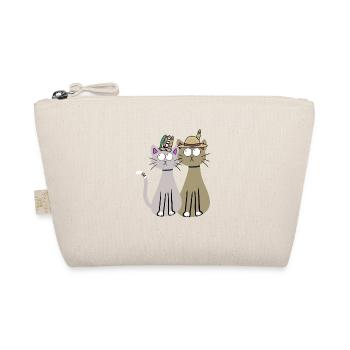 Freak Hippie Chat Chats Drôles Enfants - Trousse biologique - nature - Devant