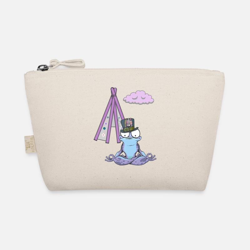 Frog Frogs Hippie Teepee Meditation Meditation Organic Pouch