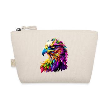 Eagle Pop Art Bright Colors Golden Eagle White-tailed Eagle - Organic Pouch - nature - Front
