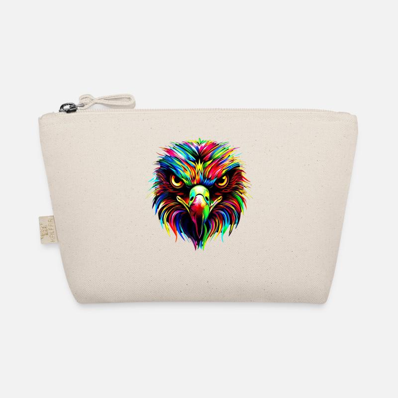 Eagle Pop Art Bright Colors Golden Eagle White-tailed Eagle Organic Pouch