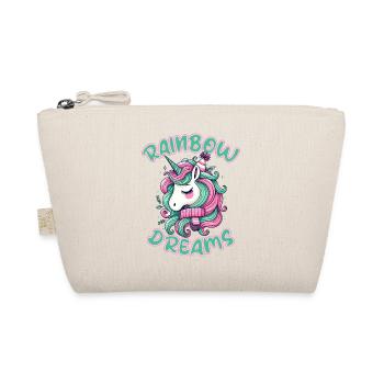 RAINBOW DREAMS, UN RÊVE DE LICORNE ENDORMIE - Trousse biologique - nature - Devant