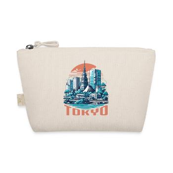 ICONIC TOKYO LANDMARKS CITYSCAPE, JAPAN - Organic Pouch - nature - Front