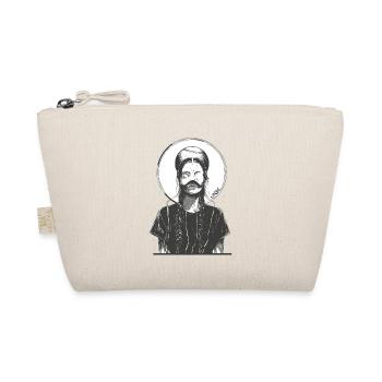 Crazy Art: Baseball Girl - Organic Pouch - nature - Front