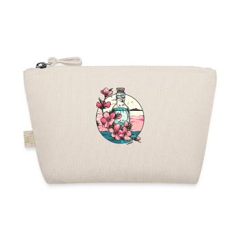 Pink Flowers: Beautiful Nature in a Bottle - Organic Pouch - nature - Front