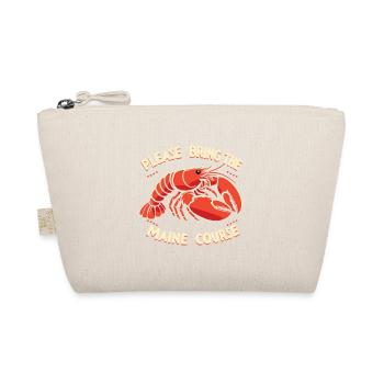 Funny Lobster Lover Pun Seafood Maine Food lover - Organic Pouch - nature - Front