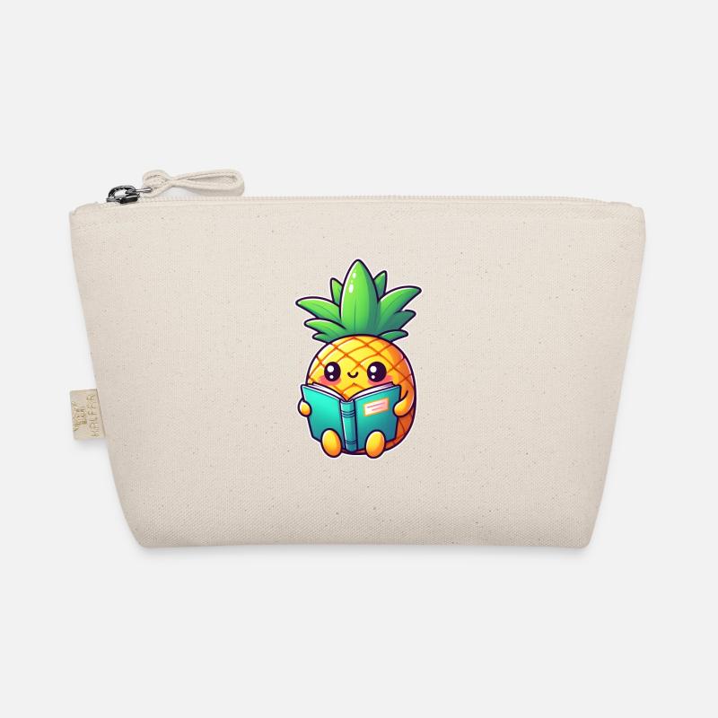 Reading pineapple Organic Pouch