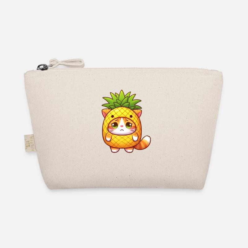 Chat mignon en costume d’ananas Trousse biologique