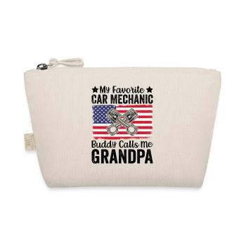 My Favorite Car Mechanic Buddy Calls me Grandpa - Bio-Täschchen - Natur - Vorne