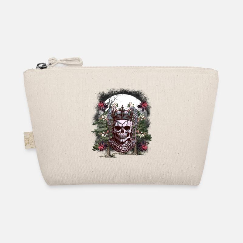 Halloween Skull King Fairy Tale Horror Skull Organic Pouch