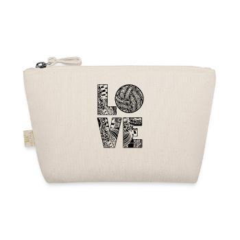 Volleyball-MAMA Volleyball Ball Volleyball Player - Organic Pouch - nature - Front