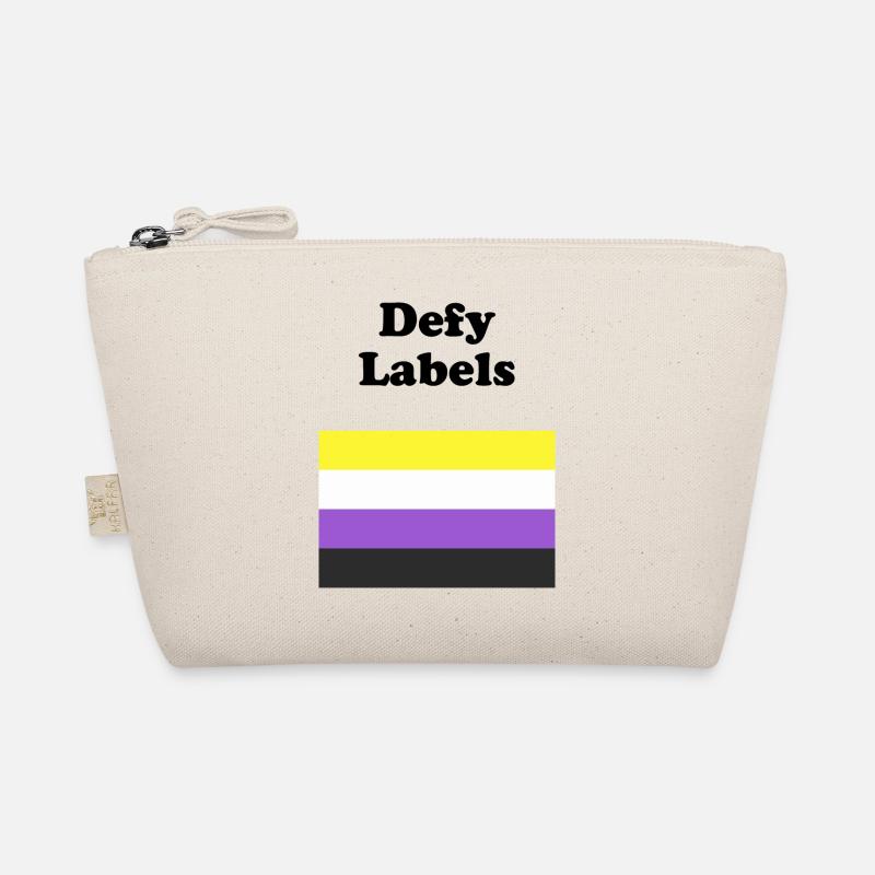 Non Binary Flag Defy Labels Organic Pouch