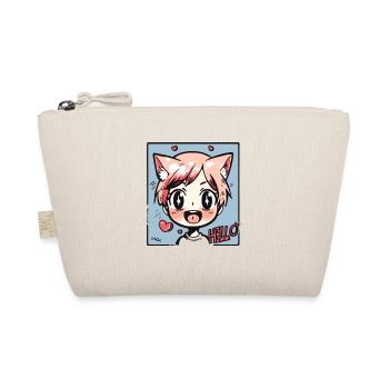 Cute Fox Anime Kid : Bonjour ! - Trousse biologique - nature - Devant