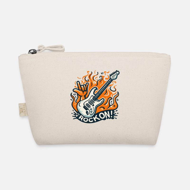 GUITAR ROCK ON - Organic Pouch - nature
