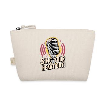 SING YOUR HEART OUT - Organic Pouch - nature - Front