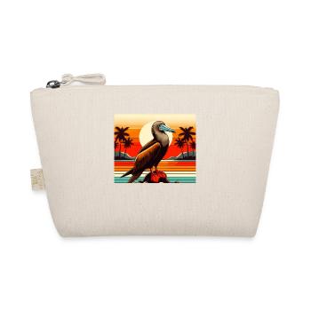 Retro Redfoot Booby - Organic Pouch - nature - Front