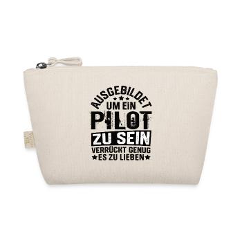 Pilot Airplane Pilots Flying Aviator Flying - Organic Pouch - nature - Front