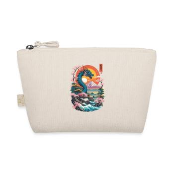 Dragon japonais vintage Ukiyo-E Vaporwave - Trousse biologique - nature - Devant