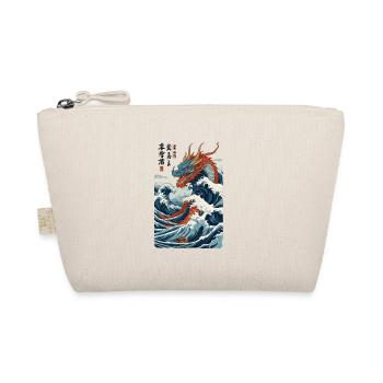 Art du dragon japonais vintage de style Ukiyo-E - Trousse biologique - nature - Devant