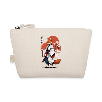 Ukiyo-E Art Style Japanese Kitsune Fox - Organic Pouch - nature - Front