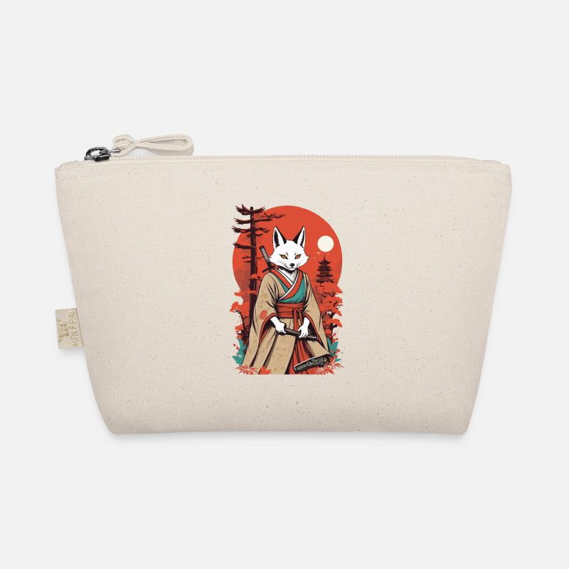 Conception de masque Kitsune japonais Samurai Fox Trousse biologique