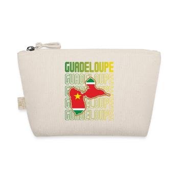 idee cadeau design drapeau de la guadeloupe - Trousse biologique - nature - Devant
