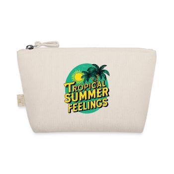 Summer Tropical Summer Feelings Sun Palm Trees Holidays - Organic Pouch - nature - Front