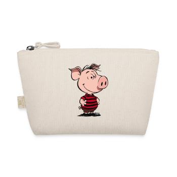 Little Funny Pig Boy - Organic Pouch - nature - Front