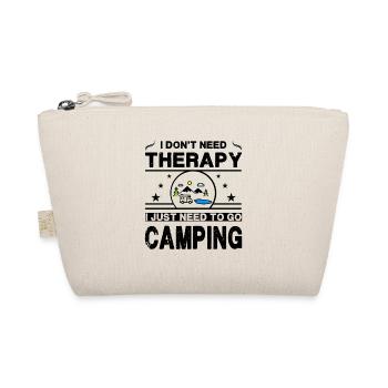I don't need therapy. I just need to go camping - Organic Pouch - nature - Front