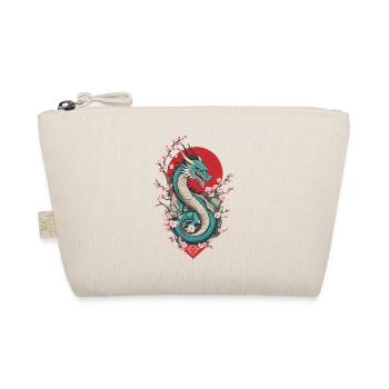Dragon Anime Fan Dragon japonais Style Vintage - Trousse biologique - nature - Devant