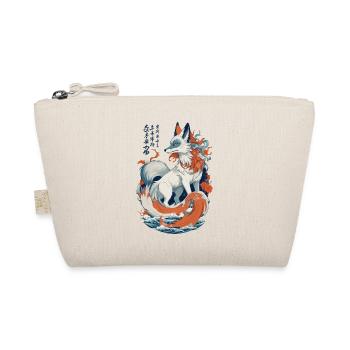 Vintage Ukiyo-E Art Japanese Kitsune Fox - Organic Pouch - nature - Front
