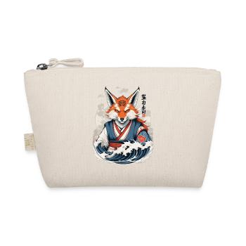 Vintage Ukiyo-E Art Japanese Kitsune Fox - Organic Pouch - nature - Front