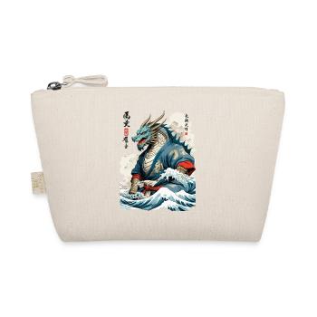 Vintage Samouraï Dragon Anime Japon Art - Trousse biologique - nature - Devant