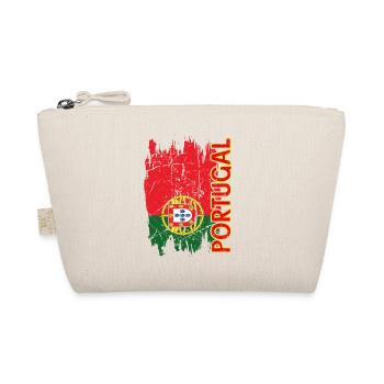 Portugal Flagge - Bio-Täschchen - Natur - Vorne