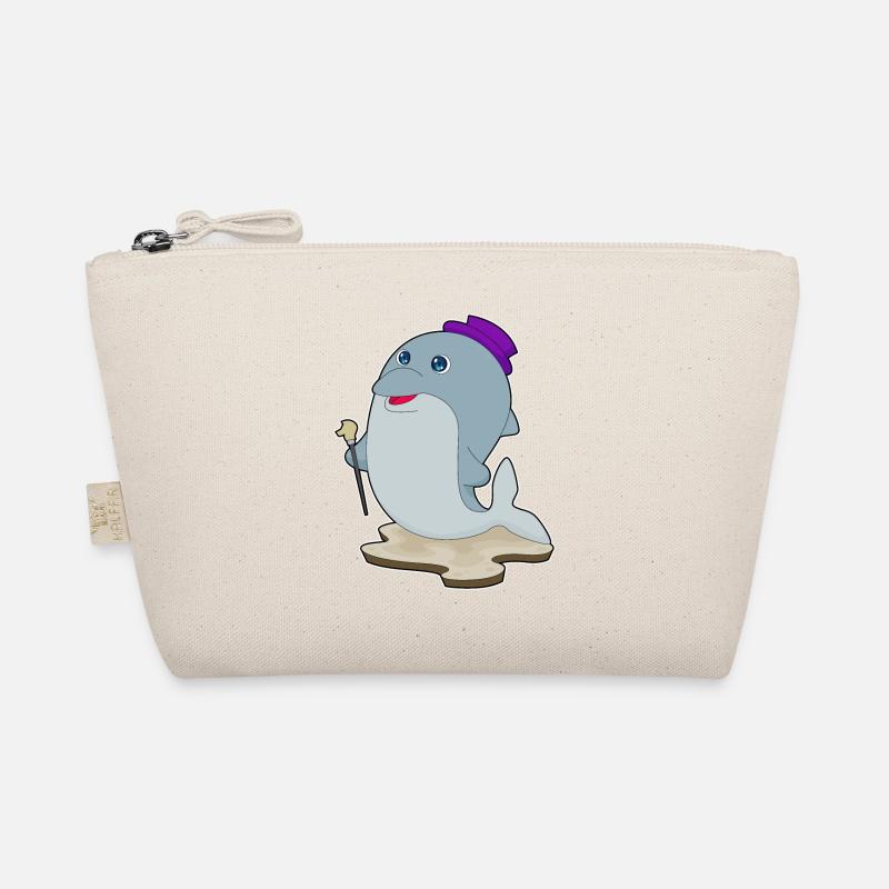Dolphin Pensioner Walking Stick Organic Pouch