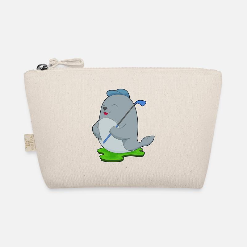 Seehund Golf Golfschläger Bio-Täschchen