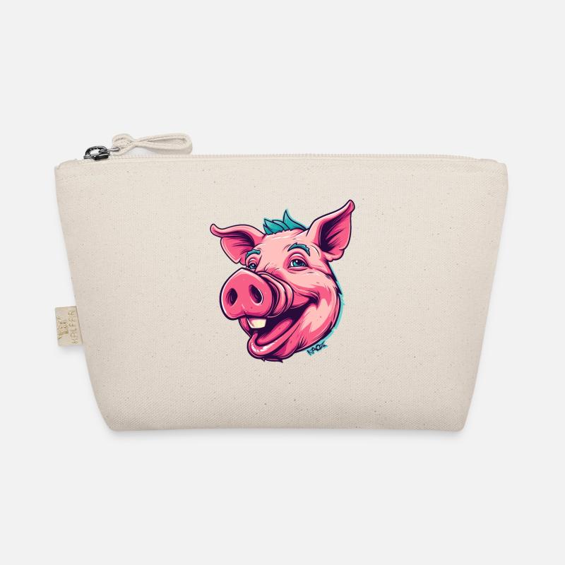 Super happy punk pig Organic Pouch