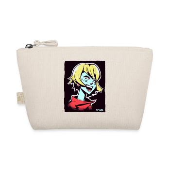 Cool and happy anime girl - Organic Pouch - nature - Front