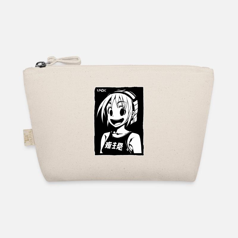 Fröhliches Anime-Mädchen Bio-Täschchen