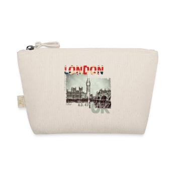 London UK Vintage - Bio-Täschchen - Natur - Vorne