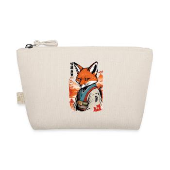 Yokai renard kawaii vintage de style ukiyo-e - Trousse biologique - nature - Devant