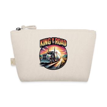 King of the Road - Truck Design. Truckers, truckers - Organic Pouch - nature - Front